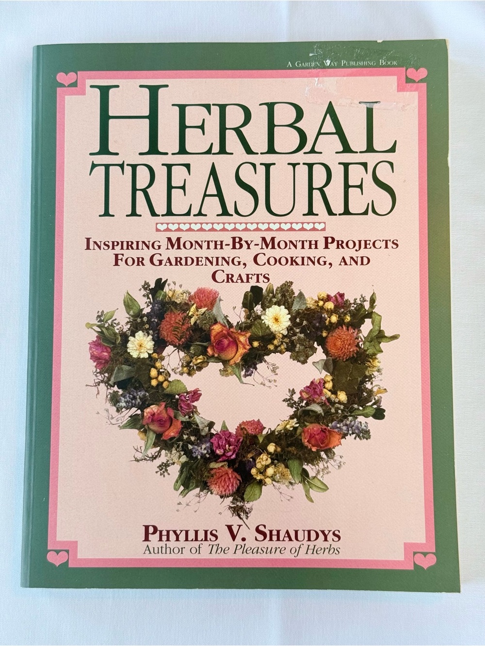 Herbal Treasures by — Pink and Green Cover